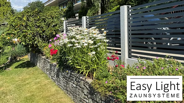 Naturgranit-Zaun „Easy Light“